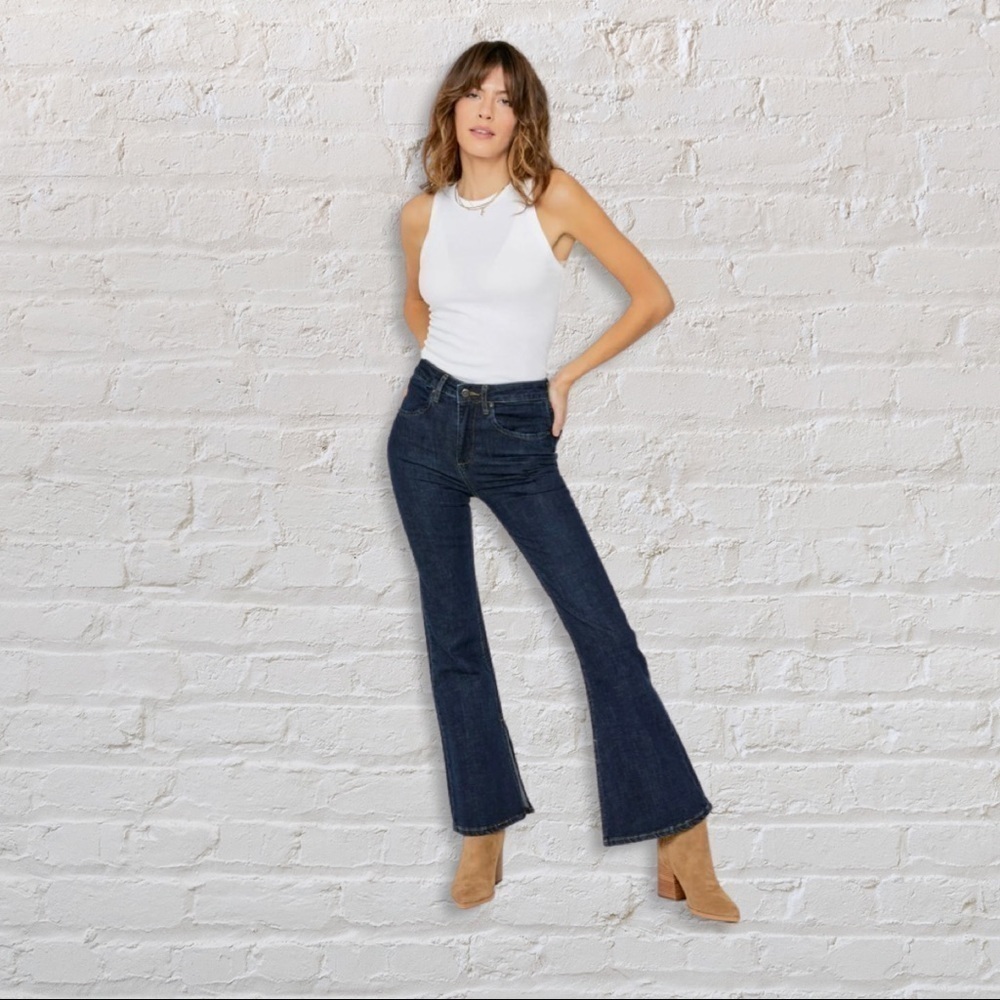 NWT Oliver Logan The Russell flare jeans Size: 24